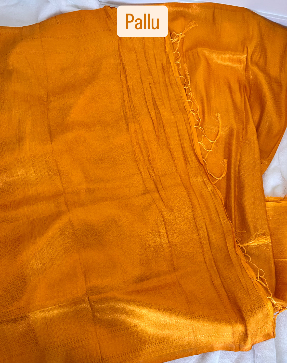 Golden Yellow Soft Mixed Silk saree