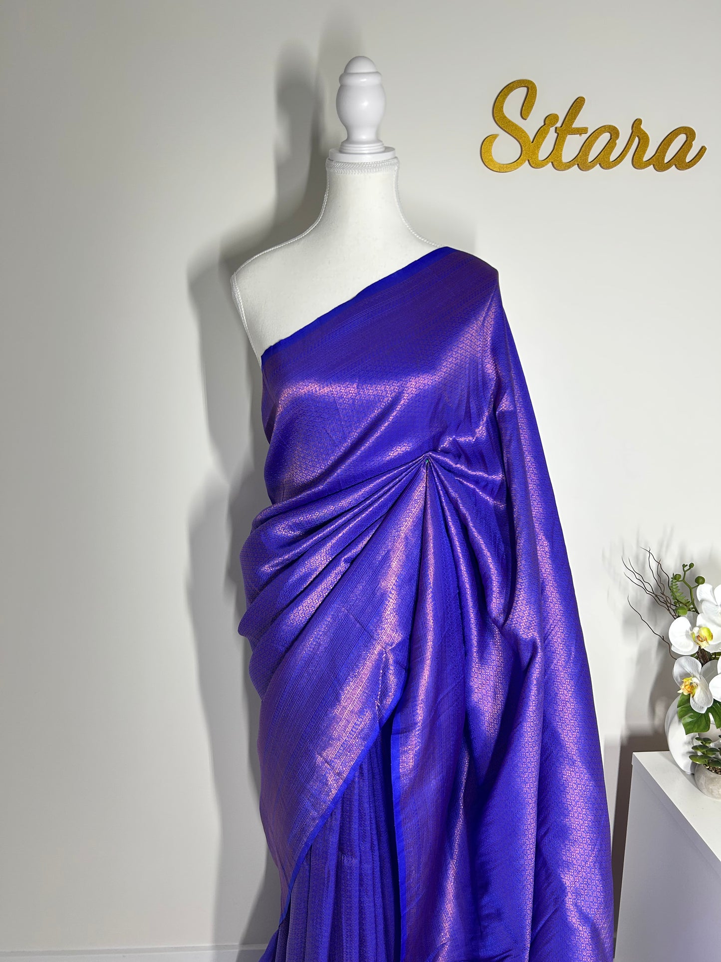Royal Blue Soft Mixed Silk saree