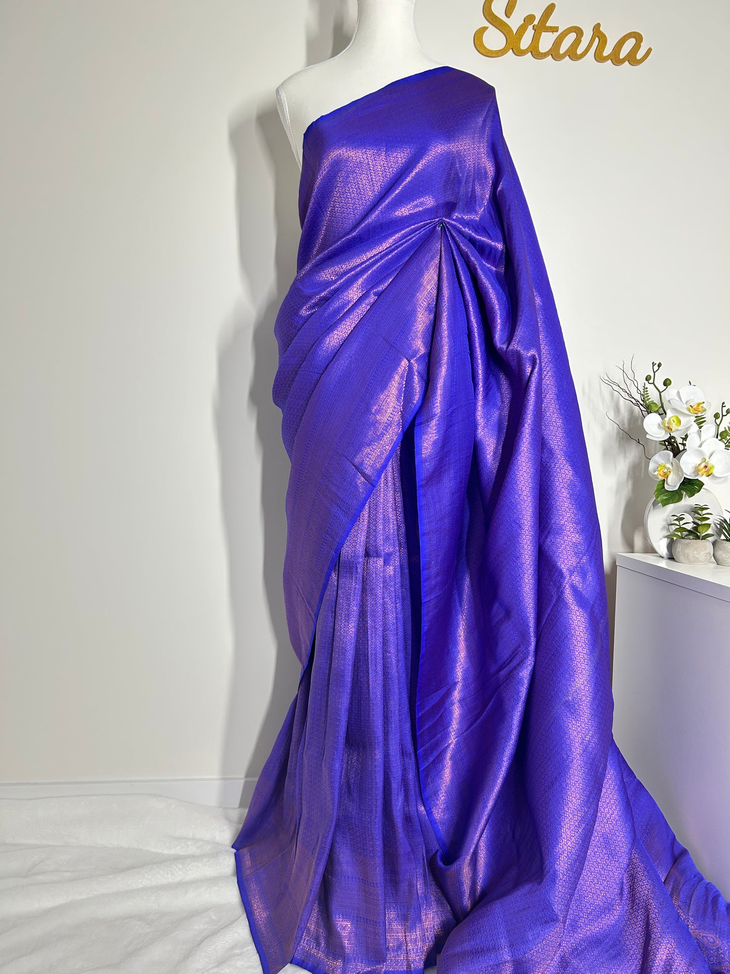 Royal Blue Soft Mixed Silk saree