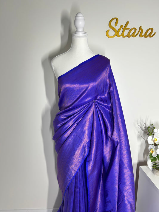 Royal Blue Soft Mixed Silk saree