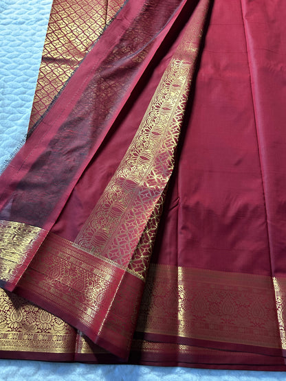 Kanchipuram Premium Semi Silk Saree – Red
